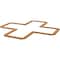 Ekena Millwork 638W x 638H x 38T Large Fowler Decorative Fretwork Wood Ceiling Panels, Cherry CELW60X60X0375FLRCH - alternate 6